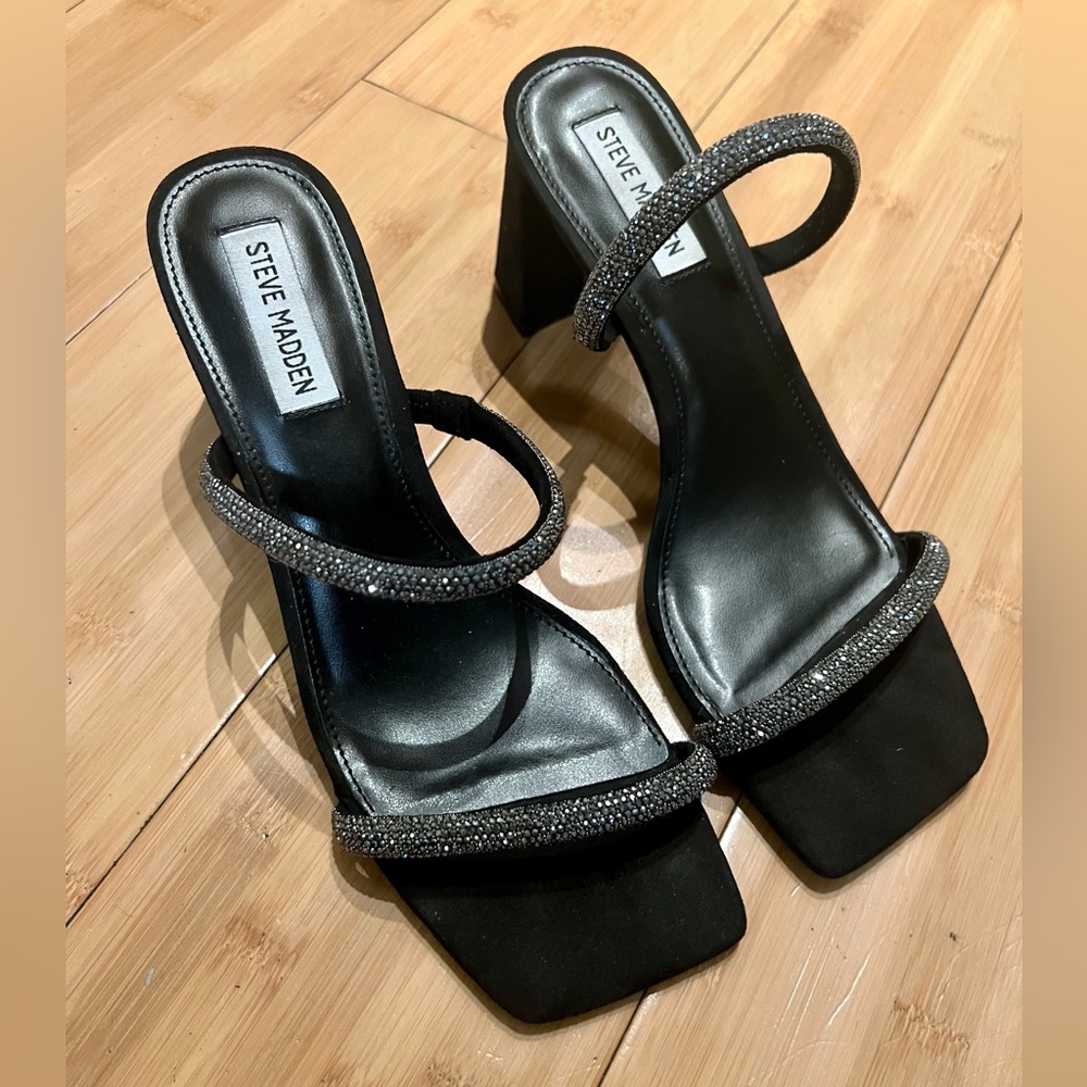 Steve Madden Lila Block Heel Sz 9